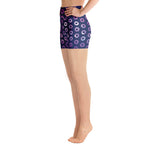 Load image into Gallery viewer, Fishman Space Donuts Phish Yoga Gym Shorts
