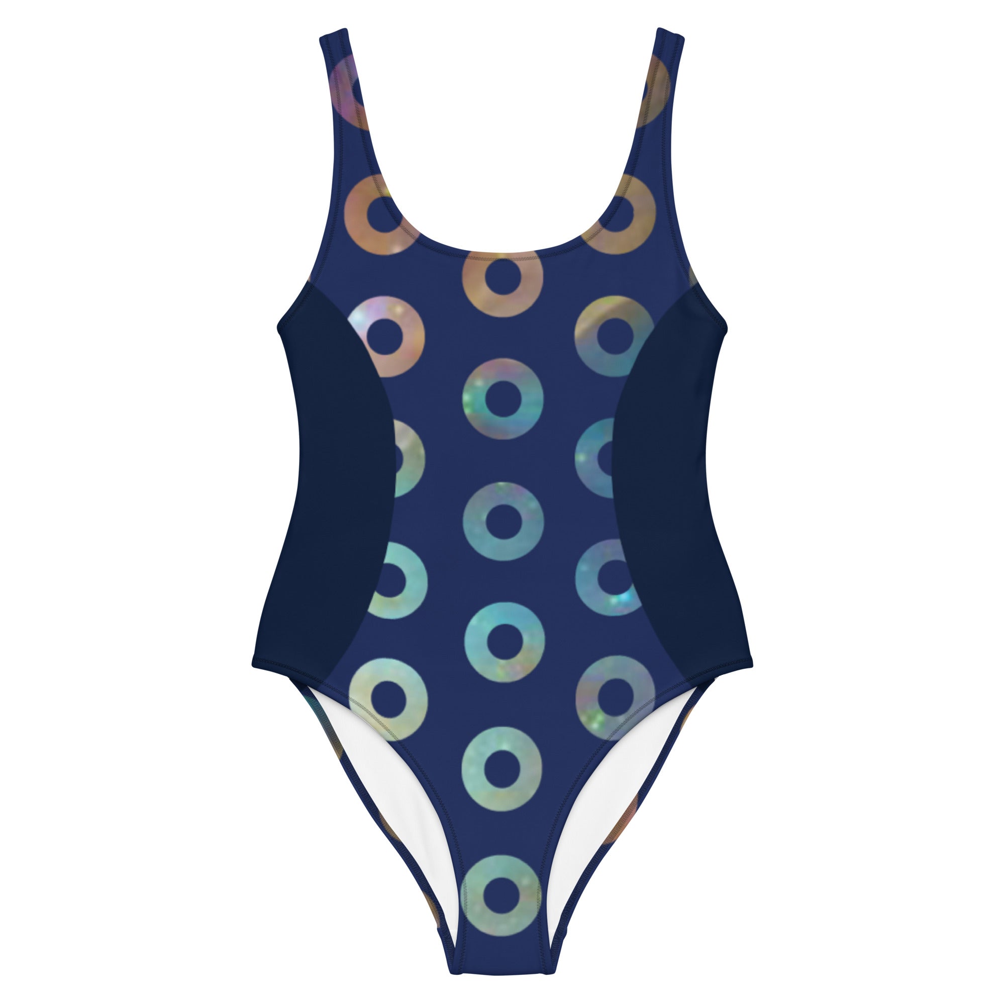 Fishman Blue Space Donuts One-Piece Phish Swimsuit
