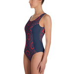 Load image into Gallery viewer, Flower of Life Fishman Donuts One-Piece Phish Swimsuit

