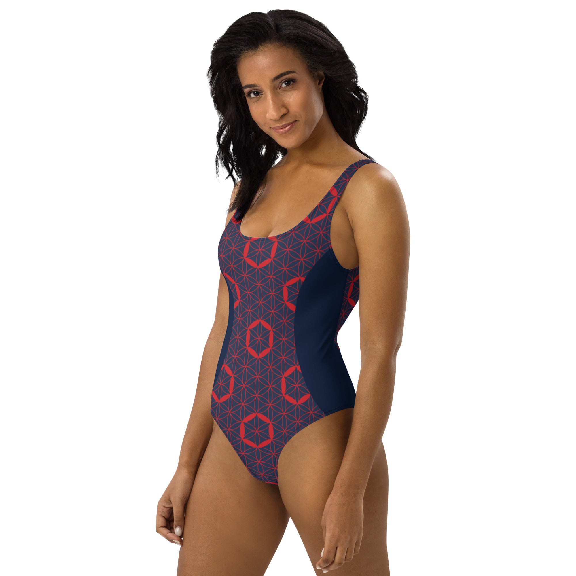 Flower of Life Fishman Donuts One-Piece Phish Swimsuit