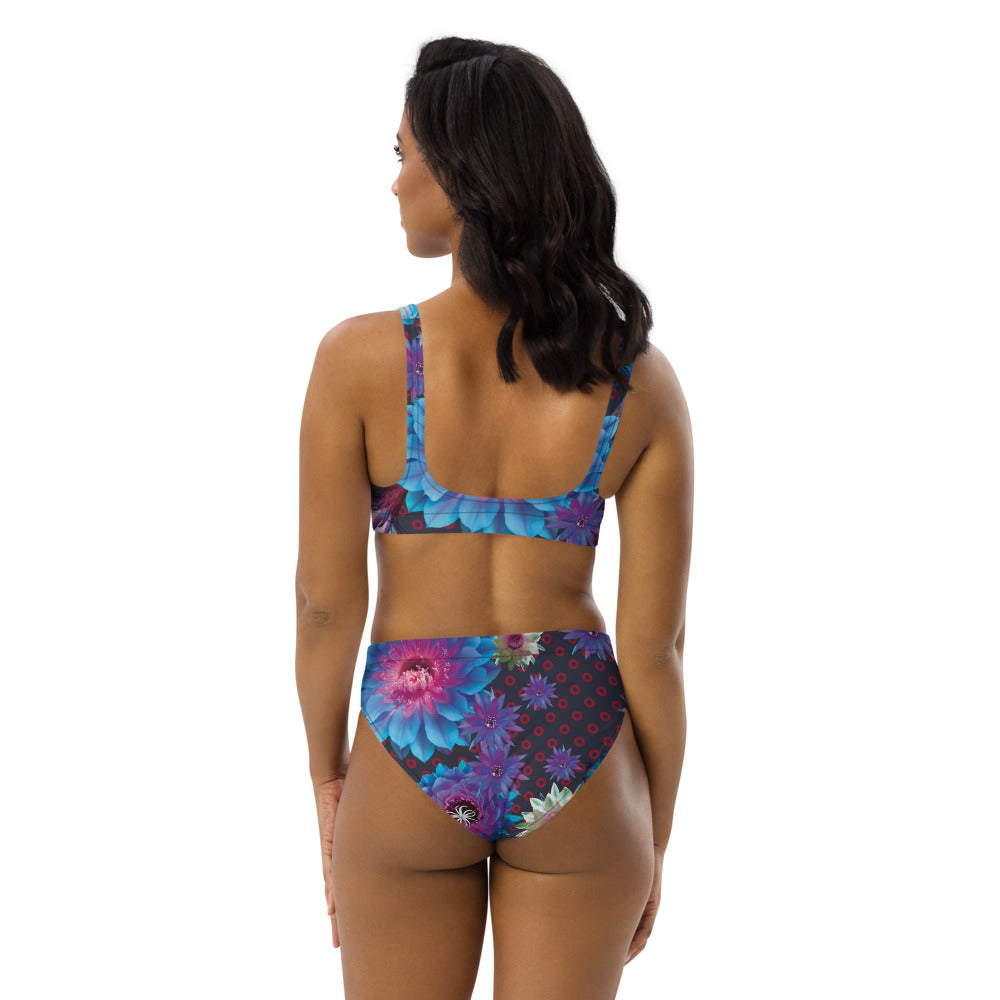 Phish High Waisted Bikini Set, Fishman Floral Donuts Recycled Swimsuit