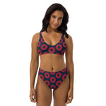 Load image into Gallery viewer, Phish High Waisted Bikini Set, Fishman Donuts Recycled Swimsuit
