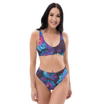 Load image into Gallery viewer, Fishman Floral Donuts Recycled High-Waisted Phish Bikini
