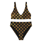 Load image into Gallery viewer, Party Time Fishman Donuts Recycled High-Waisted Phish Bikini
