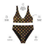 Load image into Gallery viewer, Party Time Fishman Donuts Recycled High-Waisted Phish Bikini
