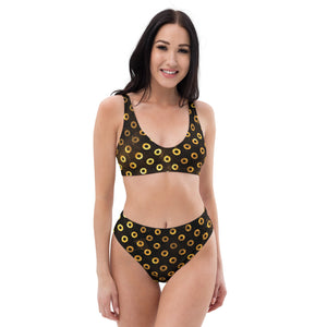 Party Time Fishman Donuts Recycled High-Waisted Phish Bikini