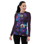 Load image into Gallery viewer, Fishman Floral Donuts Women&#39;s Phish Rash Guard
