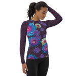 Load image into Gallery viewer, Fishman Floral Donuts Women&#39;s Phish Rash Guard
