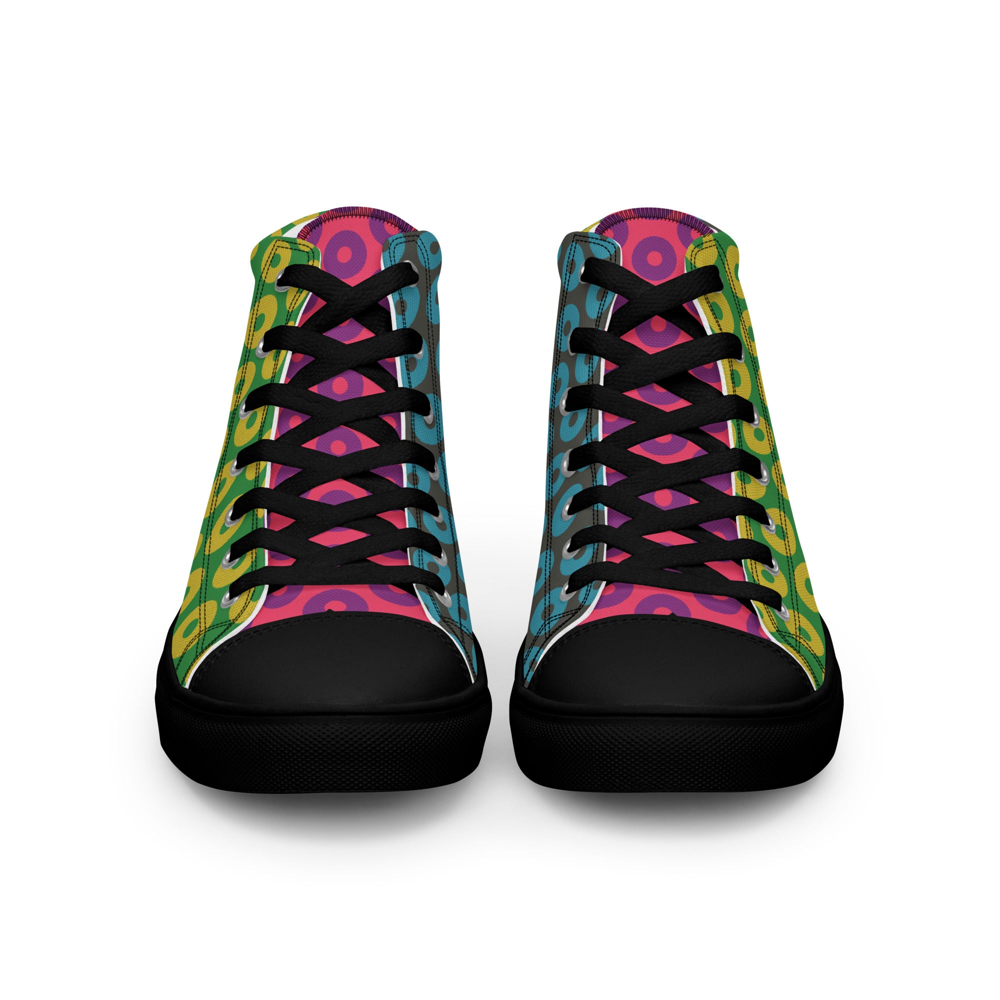 Fishman Donuts Men’s Phish High Top Canvas Shoes