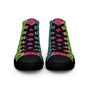 Fishman Donuts Men’s Phish High Top Canvas Shoes
