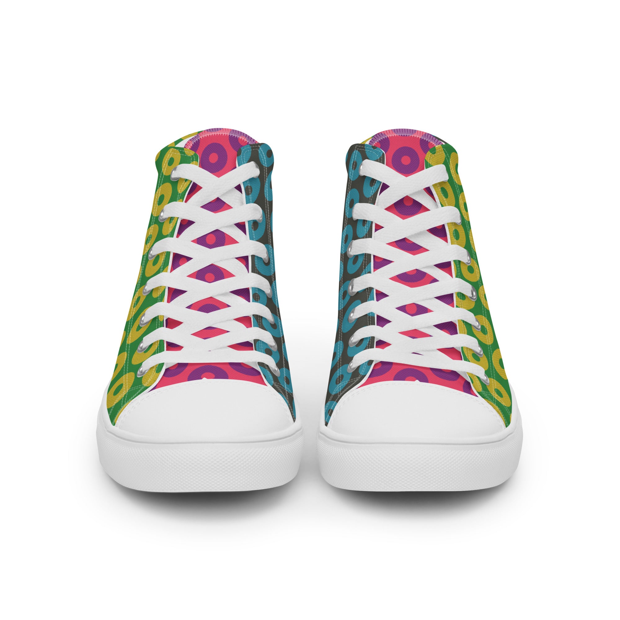 Fishman Donuts Men’s Phish High Top Canvas Shoes