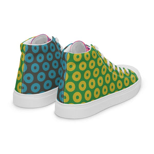 Fishman Donuts Men’s Phish High Top Canvas Shoes