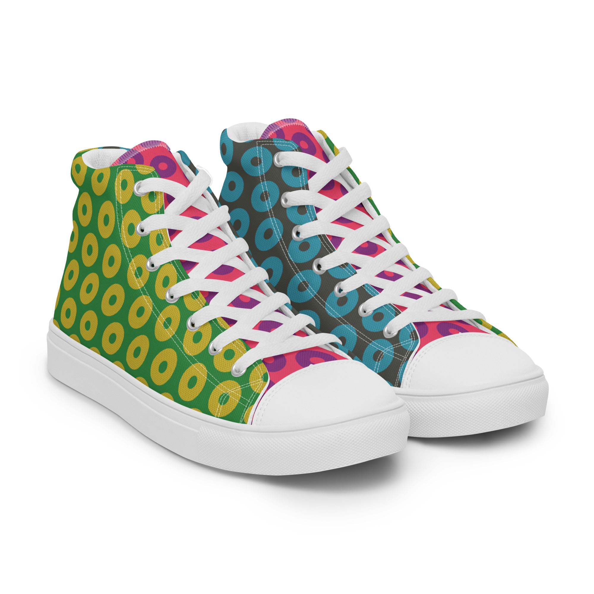 Fishman Donuts Men’s Phish High Top Canvas Shoes
