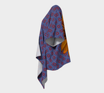 Load image into Gallery viewer, Sunflower swirl draped kimono
