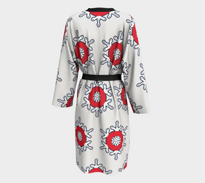 Fishman Snowflake Donut Peignoir Robe