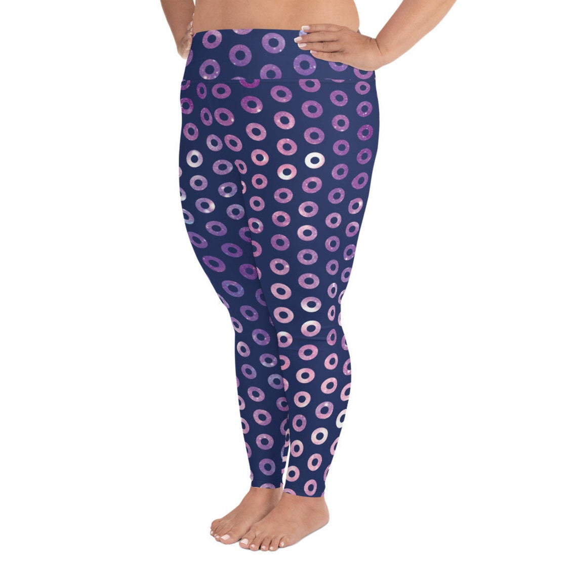 Phish Fishman Space Donuts Yoga Pants Plus Size Leggings