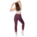 Load image into Gallery viewer, Phish Crossover Leggings With Pockets Fishman Donuts
