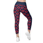 Load image into Gallery viewer, Phish Olympics Crossover Fishman Donuts Leggings With Pockets
