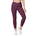 Load image into Gallery viewer, Phish Crossover Leggings With Pockets Fishman Donuts
