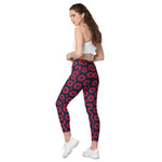 Load image into Gallery viewer, Phish Crossover Leggings With Pockets Fishman Donuts
