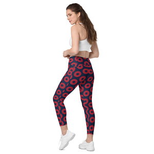 Phish Crossover Leggings With Pockets Fishman Donuts