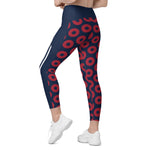 Load image into Gallery viewer, Phish Olympics Crossover Fishman Donuts Leggings With Pockets
