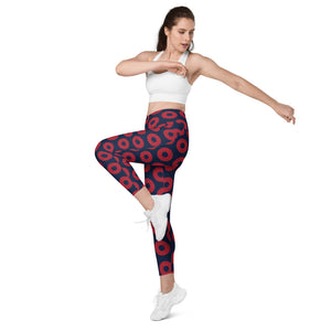 Phish Crossover Leggings With Pockets Fishman Donuts