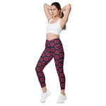 Load image into Gallery viewer, Phish Crossover Leggings With Pockets Fishman Donuts
