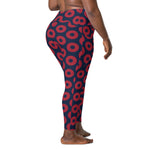 Load image into Gallery viewer, Phish Crossover Leggings With Pockets Fishman Donuts
