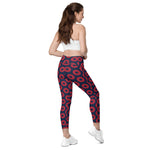 Load image into Gallery viewer, Phish Crossover Leggings With Pockets Fishman Donuts
