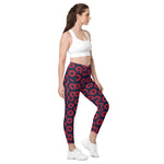Load image into Gallery viewer, Phish Crossover Leggings With Pockets Fishman Donuts
