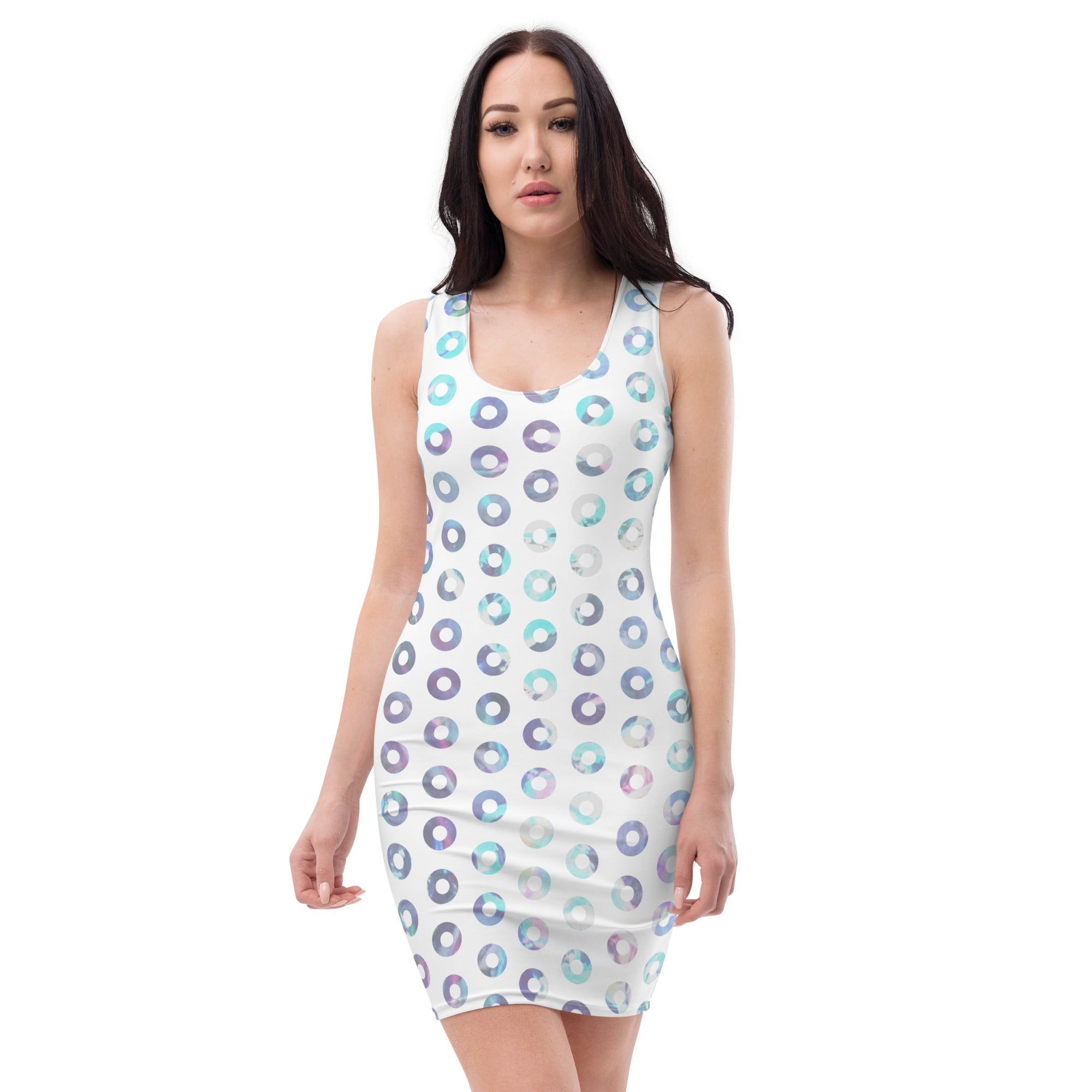 Phish Fitted Tank Dress Kasvot Vaxt Fishman Donuts