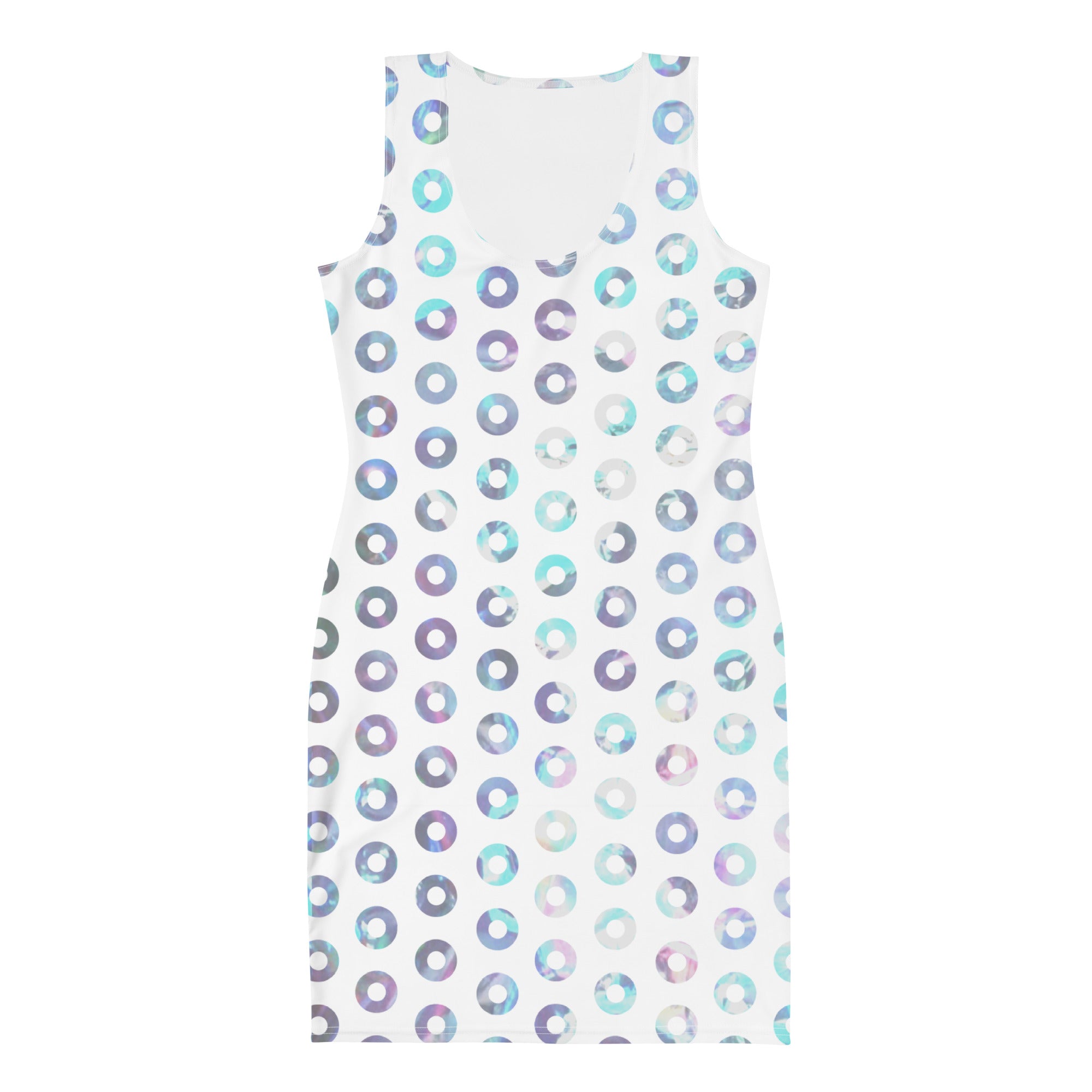 Phish Fitted Tank Dress Kasvot Vaxt Fishman Donuts