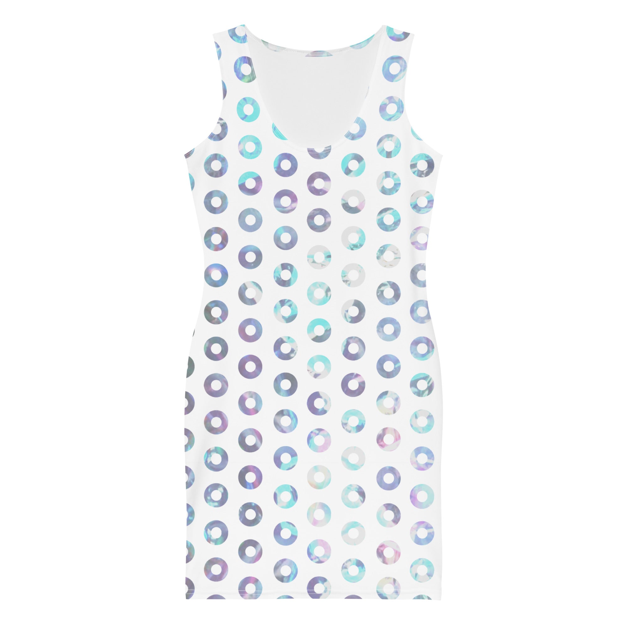 Phish Fitted Tank Dress Kasvot Vaxt Fishman Donuts