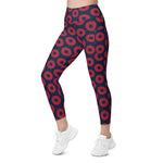 Load image into Gallery viewer, Phish Leggings With Pockets Fishman Donuts Pants
