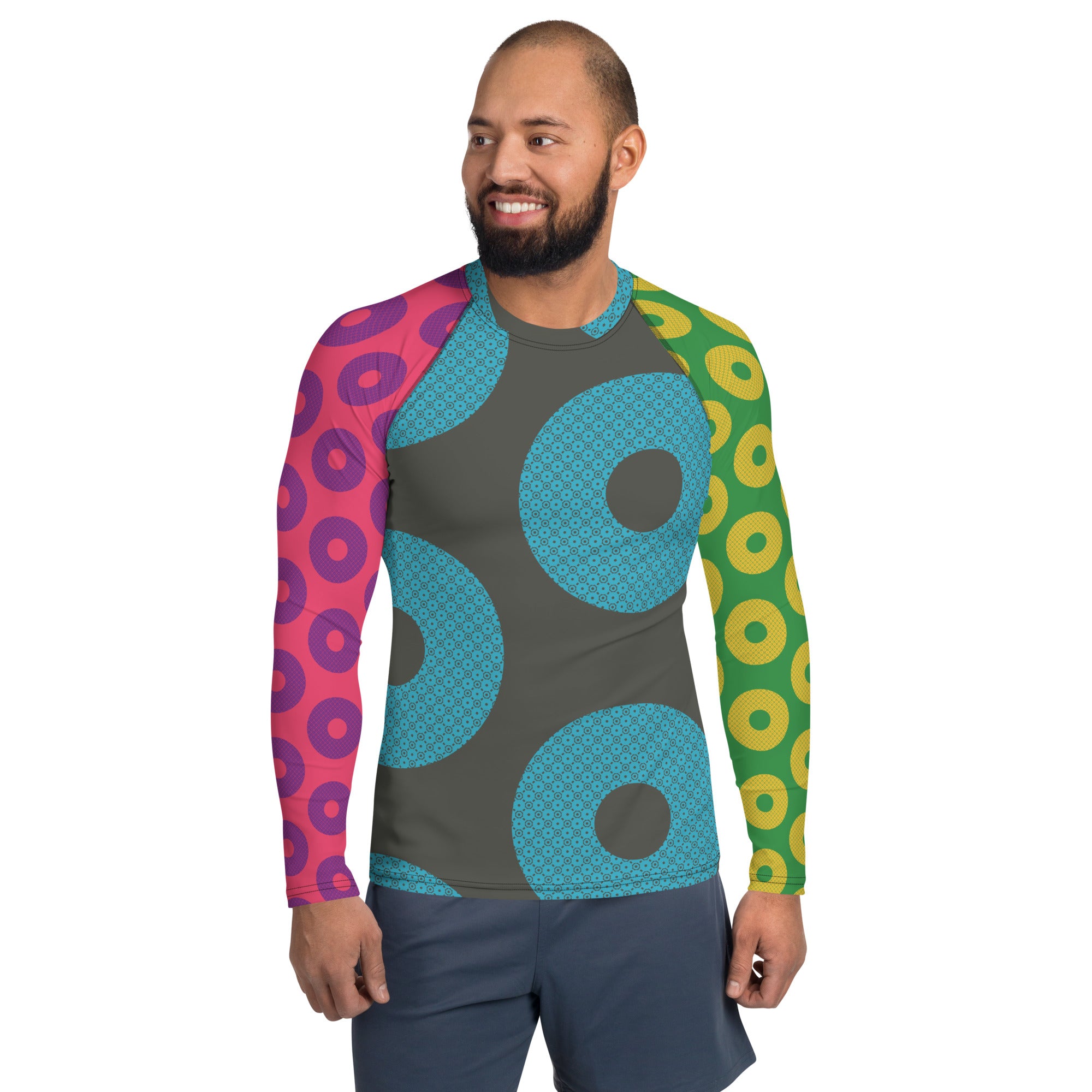Phish Rash Guard Fishman Donuts LEMSG Men's Swim