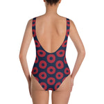 Load image into Gallery viewer, Phish One-Piece Fishman Donuts Swimsuit
