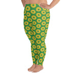 Load image into Gallery viewer, Phish LEMSG Fishman Donuts Yoga Larger Leggings
