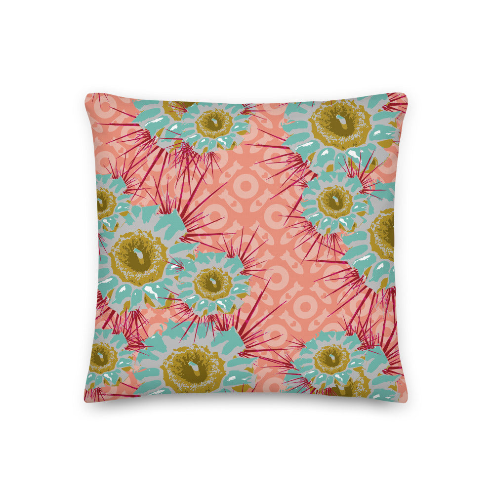 Cactus Flower Premium Pillow Mike Gordon Bass Bombs