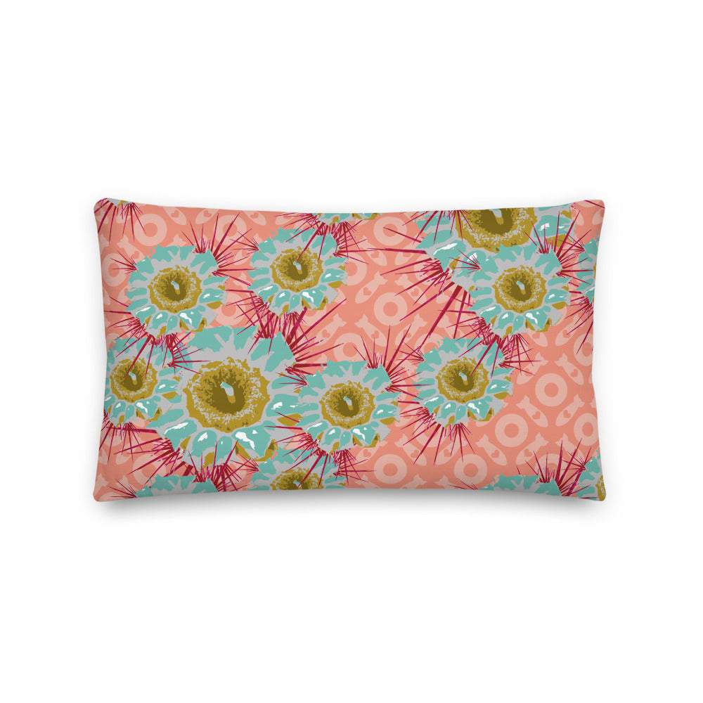 Cactus Flower Premium Pillow Mike Gordon Bass Bombs