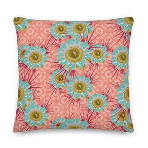 Cactus Flower Premium Pillow Mike Gordon Bass Bombs