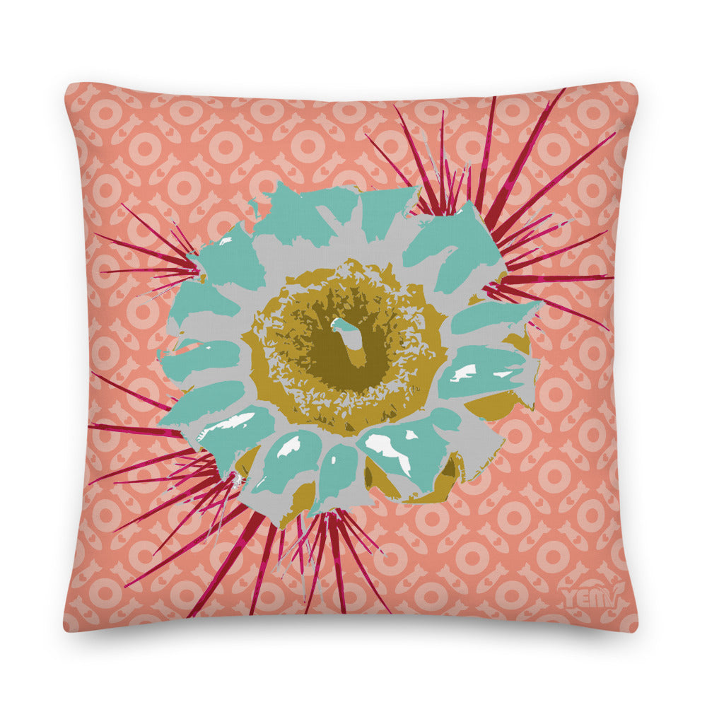 Cactus Flower Premium Pillow Mike Gordon Bass Bombs