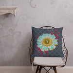 Load image into Gallery viewer, Cactus Flower Premium Pillow Mike Gordon Bass Bombs
