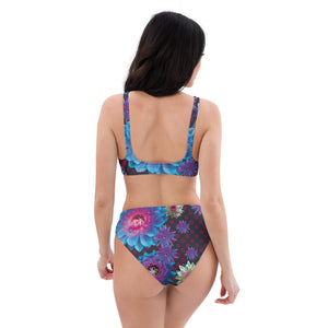 Phish High Waisted Bikini Set, Fishman Floral Donuts Recycled Swimsuit