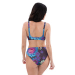 Load image into Gallery viewer, Fishman Floral Donuts Recycled High-Waisted Phish Bikini
