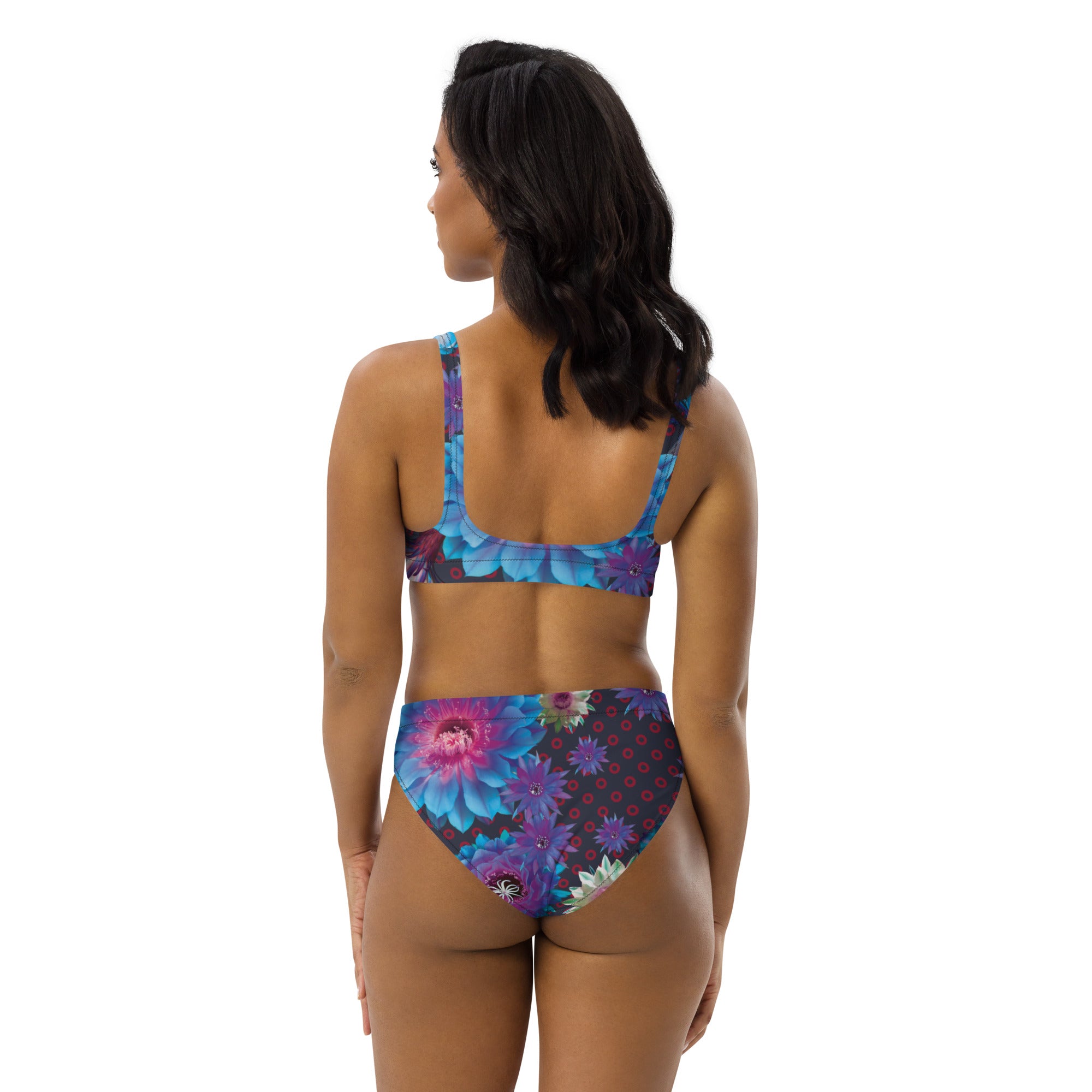 Fishman Floral Donuts Recycled High-Waisted Phish Bikini