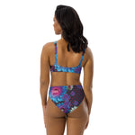 Load image into Gallery viewer, Fishman Floral Donuts Recycled High-Waisted Phish Bikini
