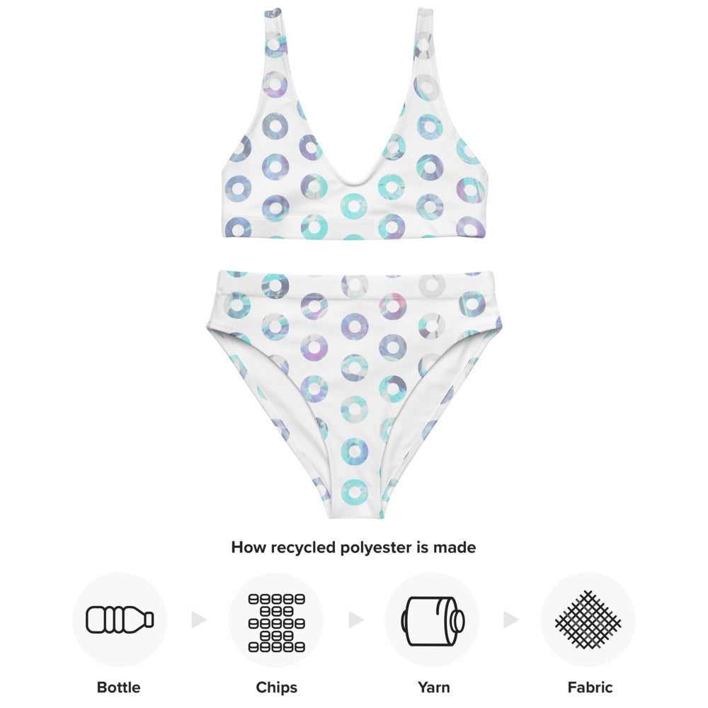 Phish Kasvot Vaxt Recycled High Waisted Bikini Set