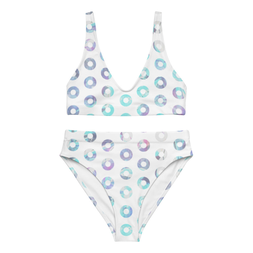 Phish Kasvot Vaxt Recycled High Waisted Bikini Set