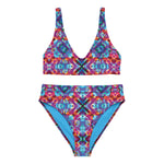 Load image into Gallery viewer, Fishman Kuroda Kaleidoscope Donuts Phish Recycled High-Waisted Bikini
